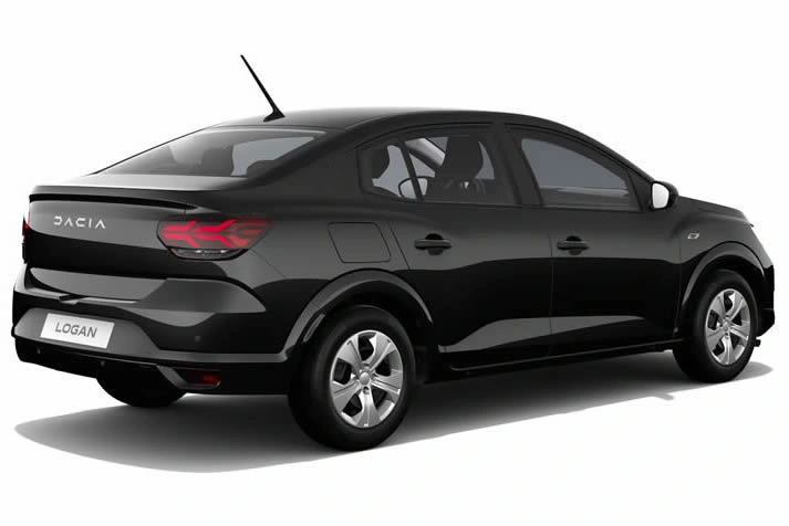 Location Dacia Logan noire à Tanger