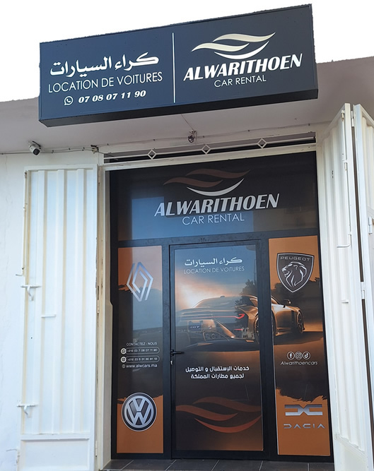 Lokaal autoverhuurbedrijf vs internationale franchise in Tanger