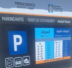 Tangier Airport parking prices at Ibn Battouta Airport