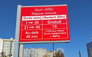 Tarieven kort parkeren en takeldienst bij station Tanger TGV Al Boraq